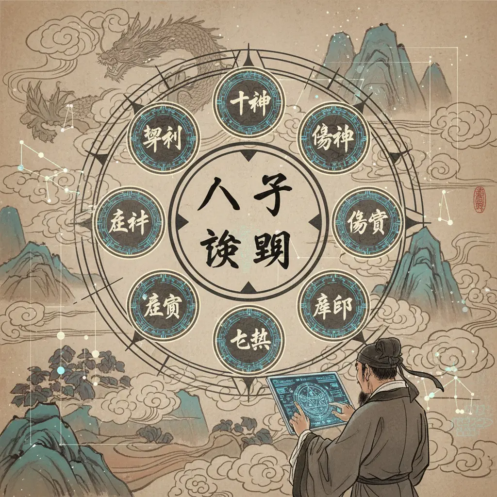 八字 查詢 - 十神