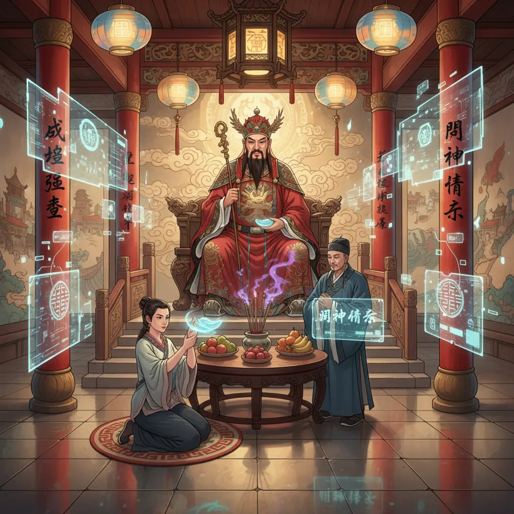 道教問神 - 城隍廟