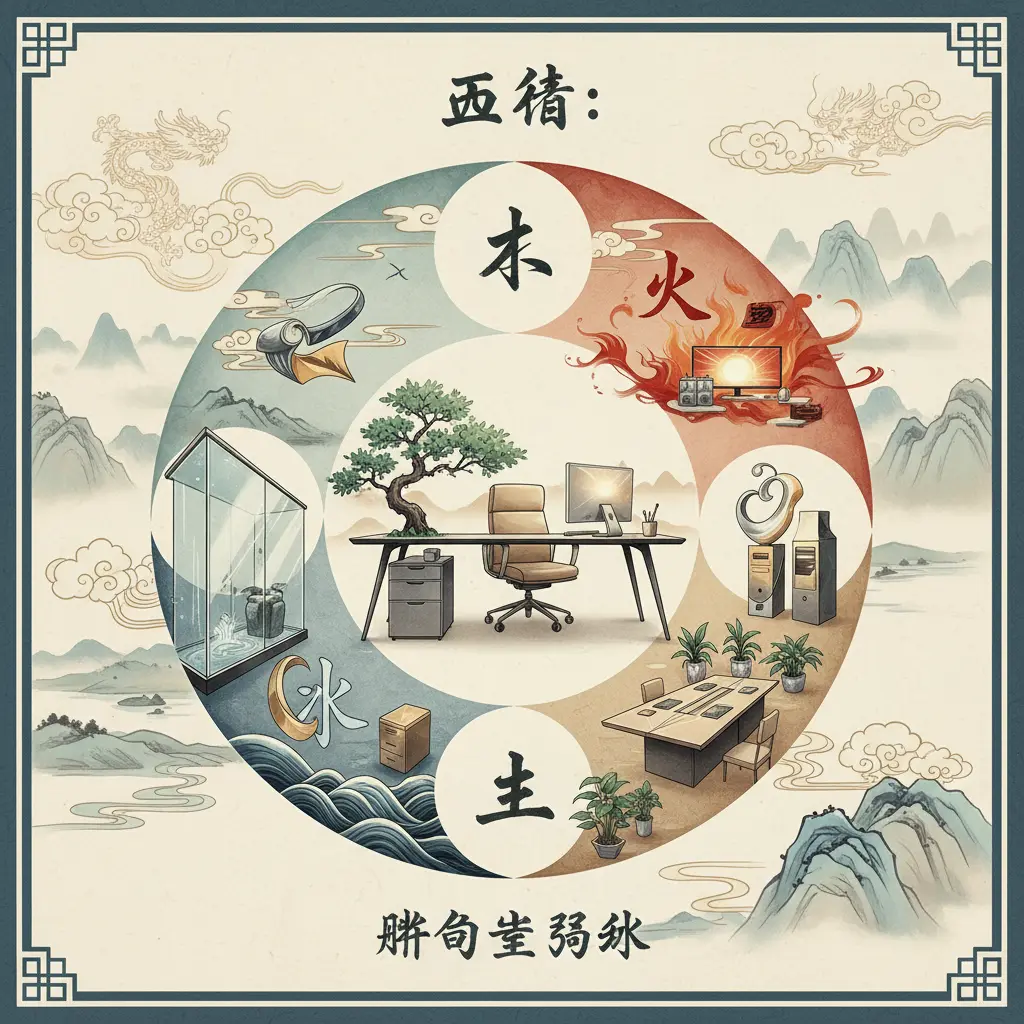 辦公室風水 - 五行