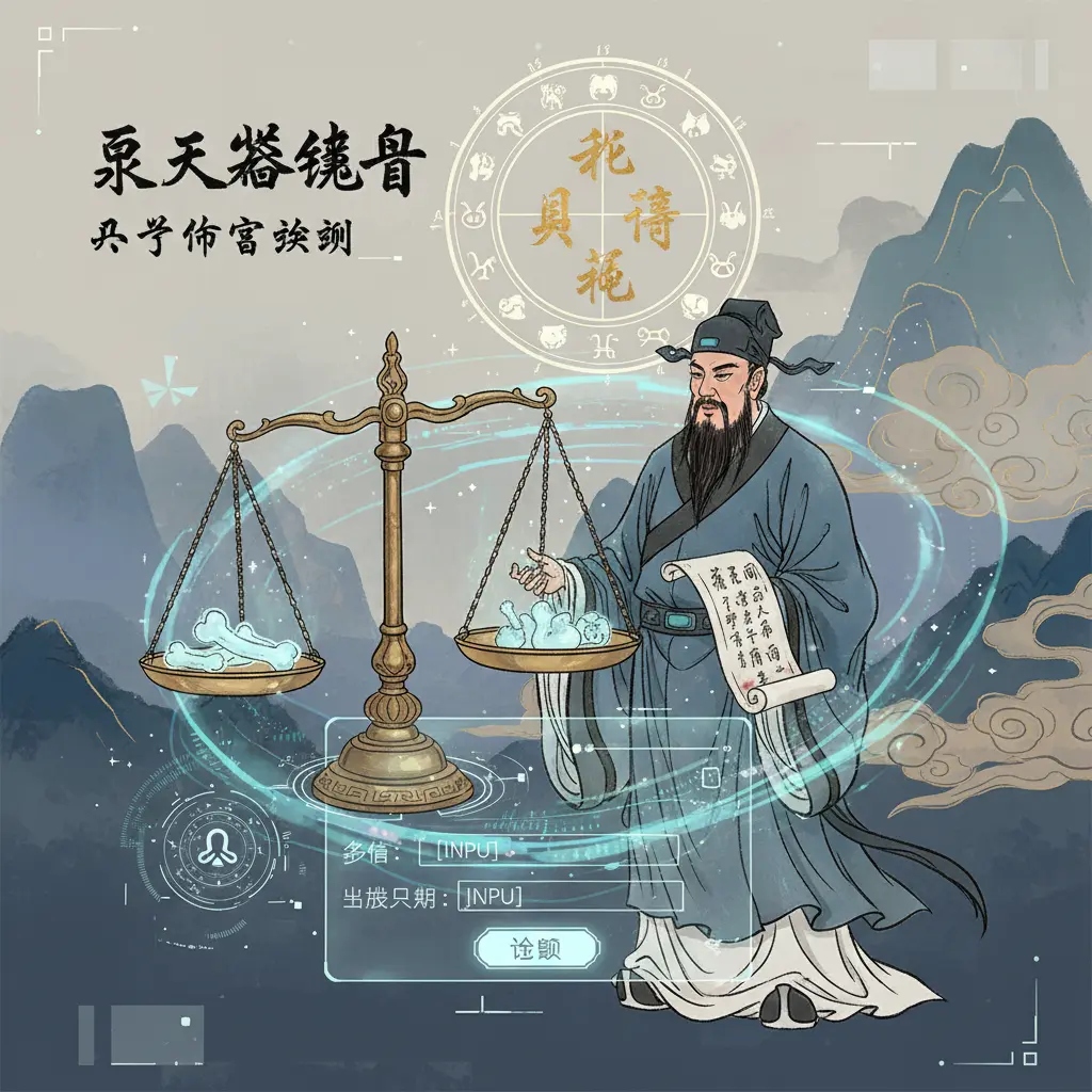 八字命宮查詢 - 袁天罡稱骨