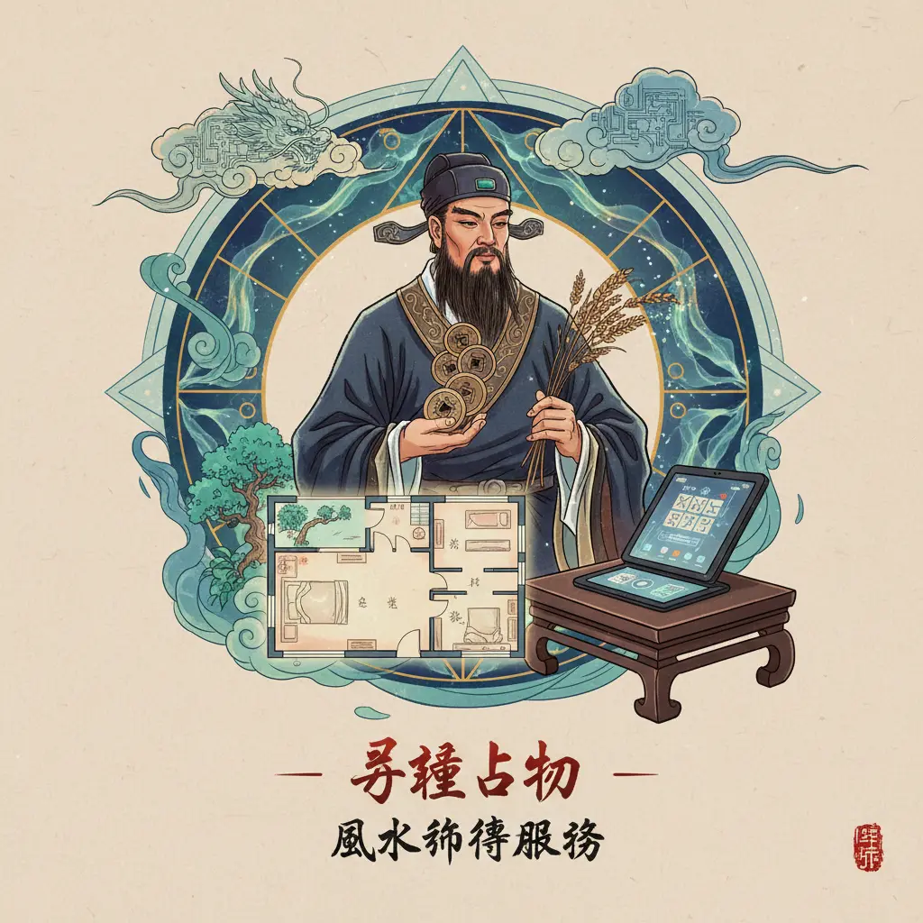 風水師傅服務 - 易經占卜