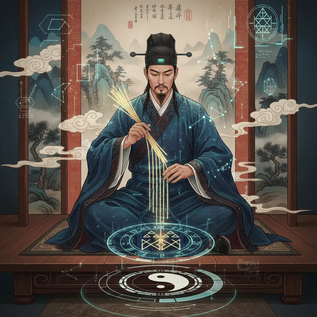 易經占卜 - 蓍草卜卦