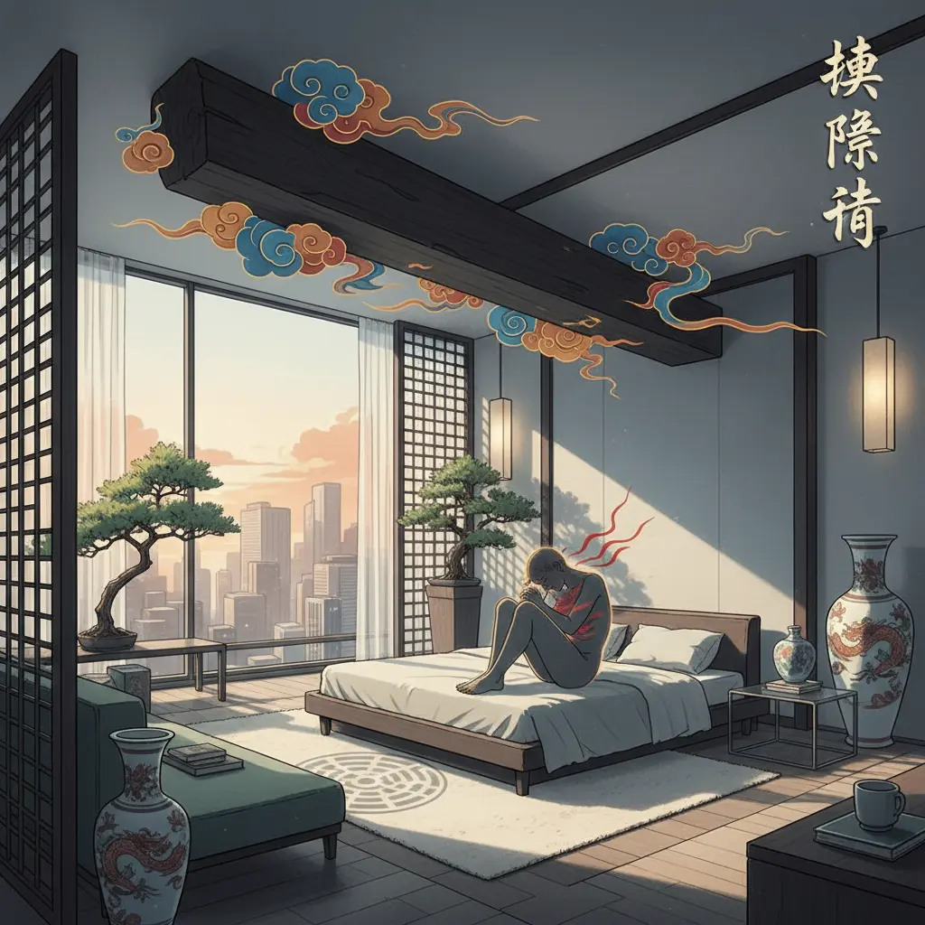 室內設計風水 - 橫樑壓頂