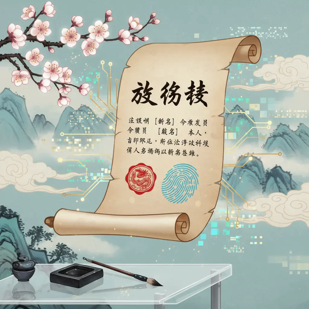改名 - 改名契