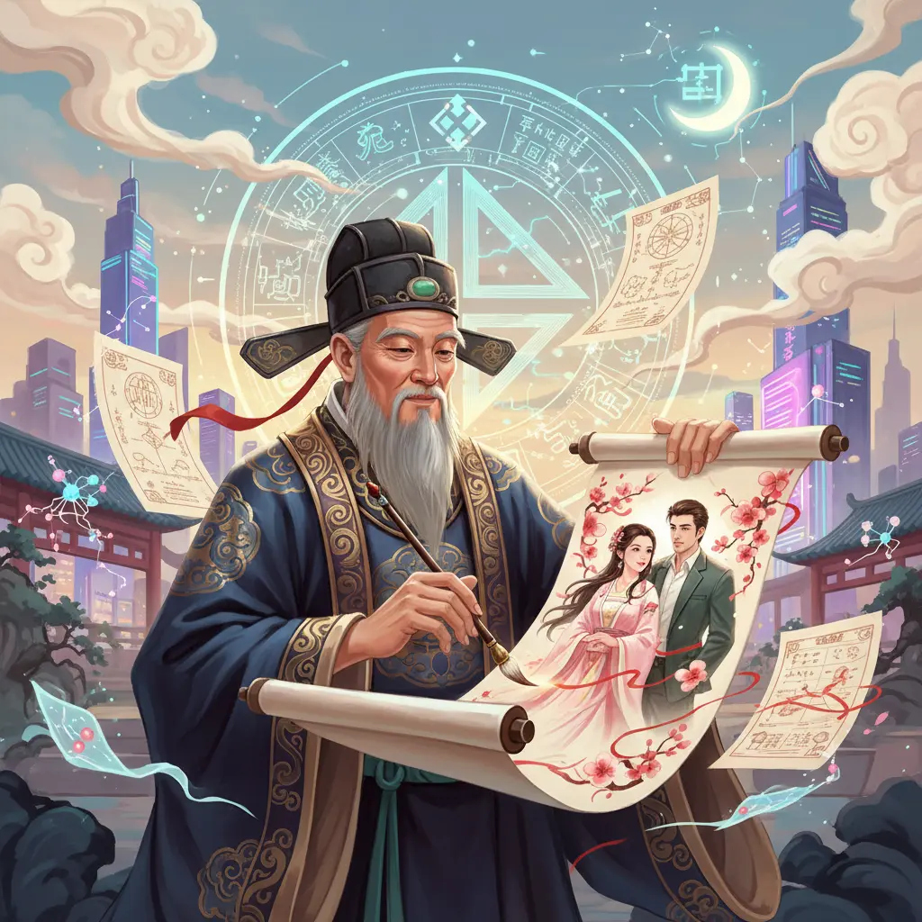 正緣畫像 - 算命師