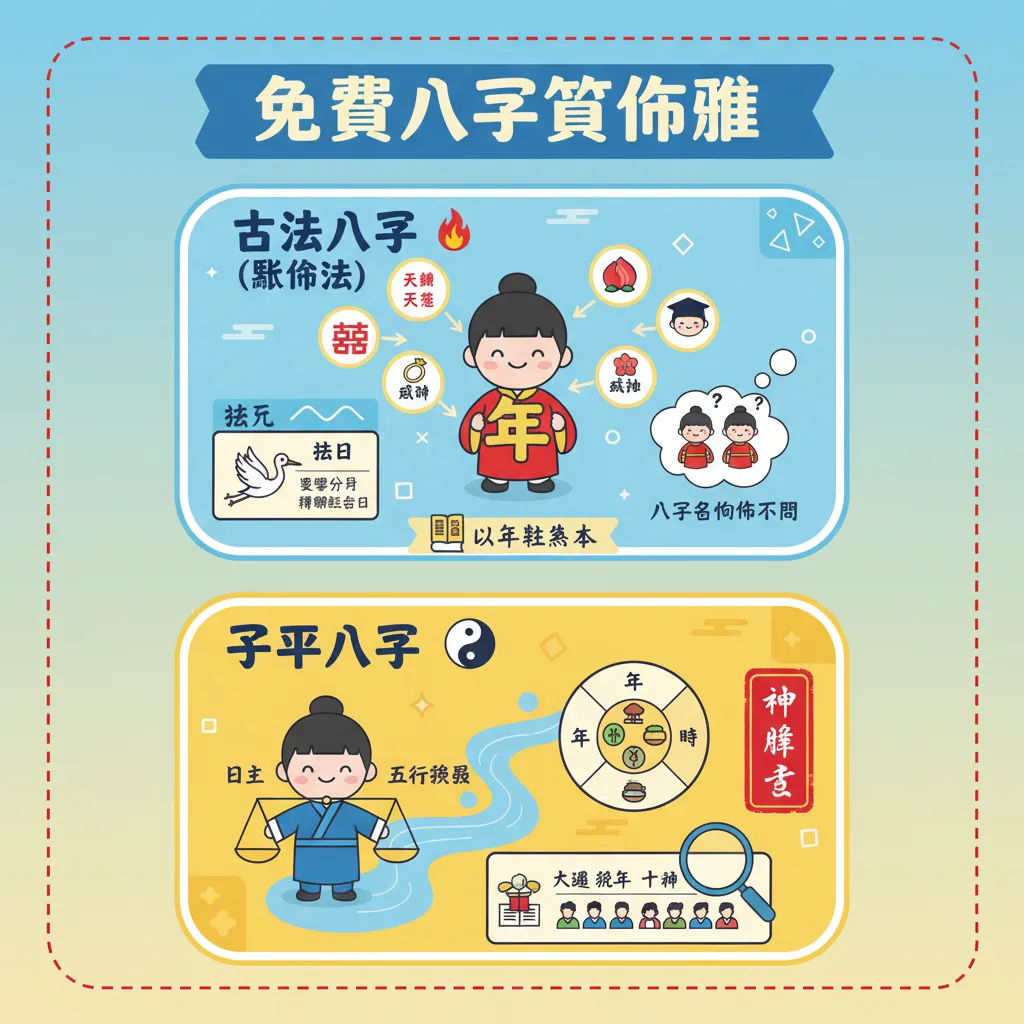 古法八字 vs 子平八字：哪一種算命技法更準？