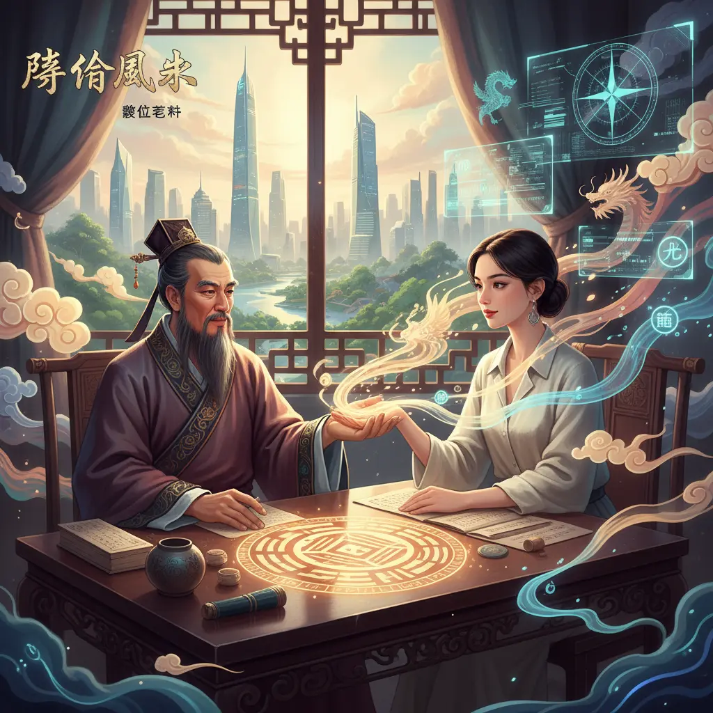 風水師傅 - 掌相