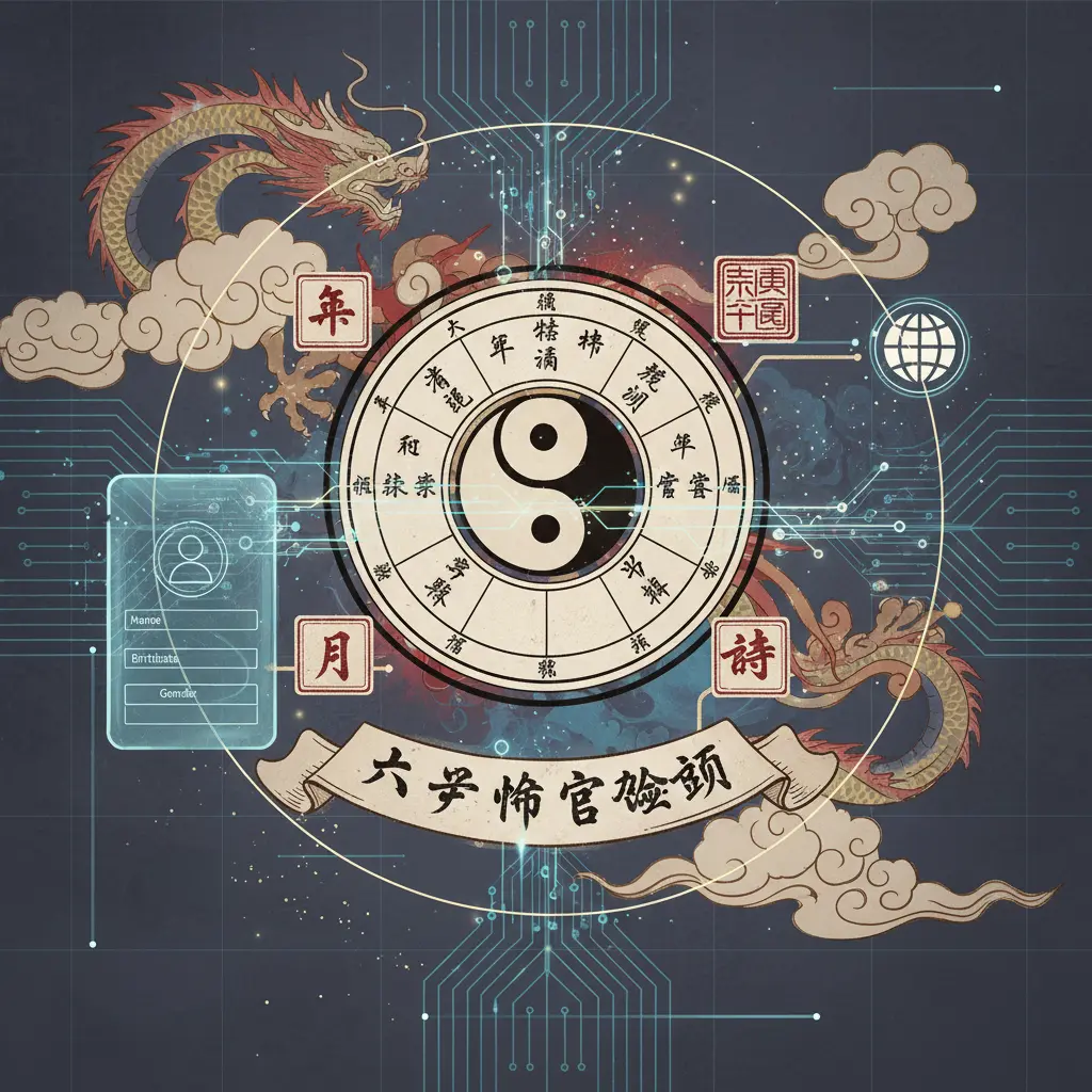 八字命宮查詢 - 八字命盤