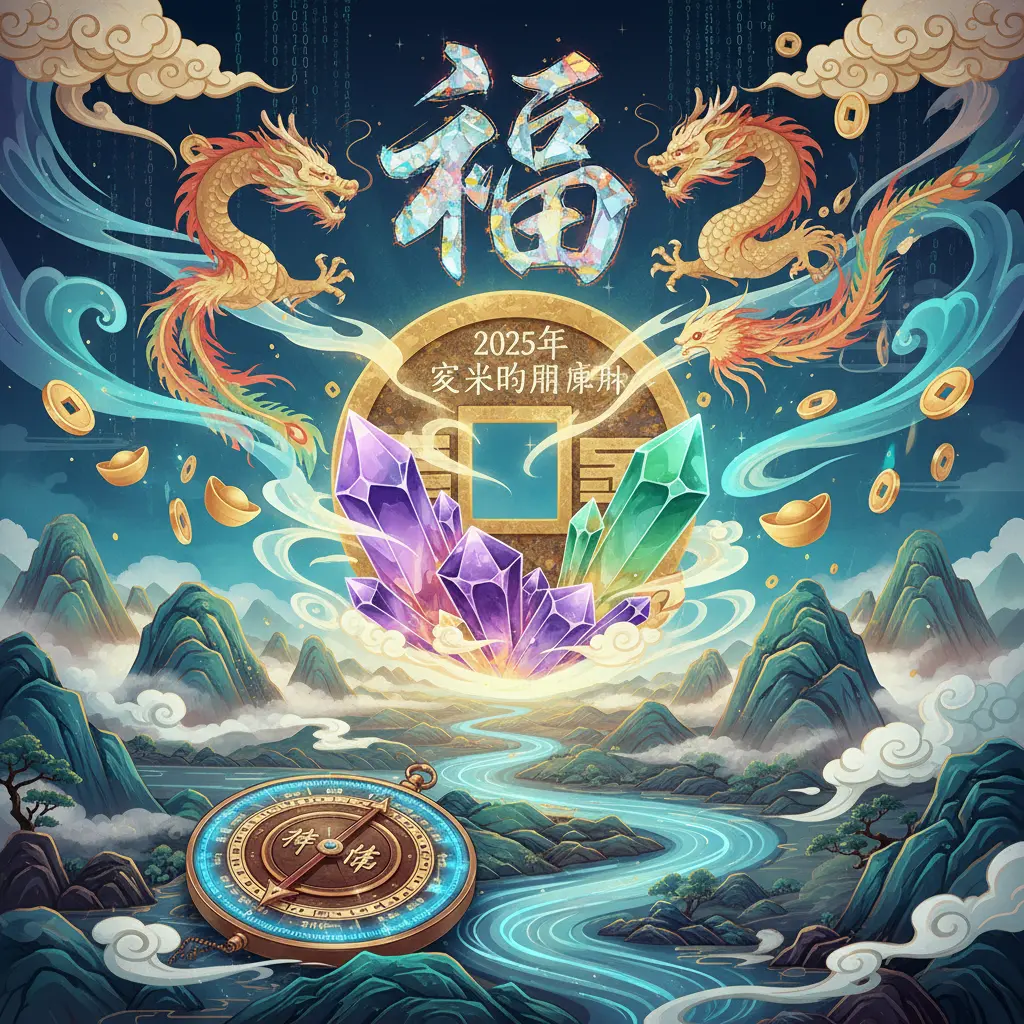 流年風水 - 2025年水晶偏財