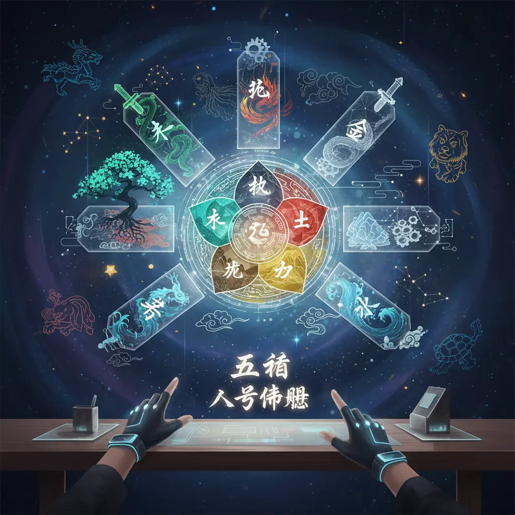 八字命盤 - 五行