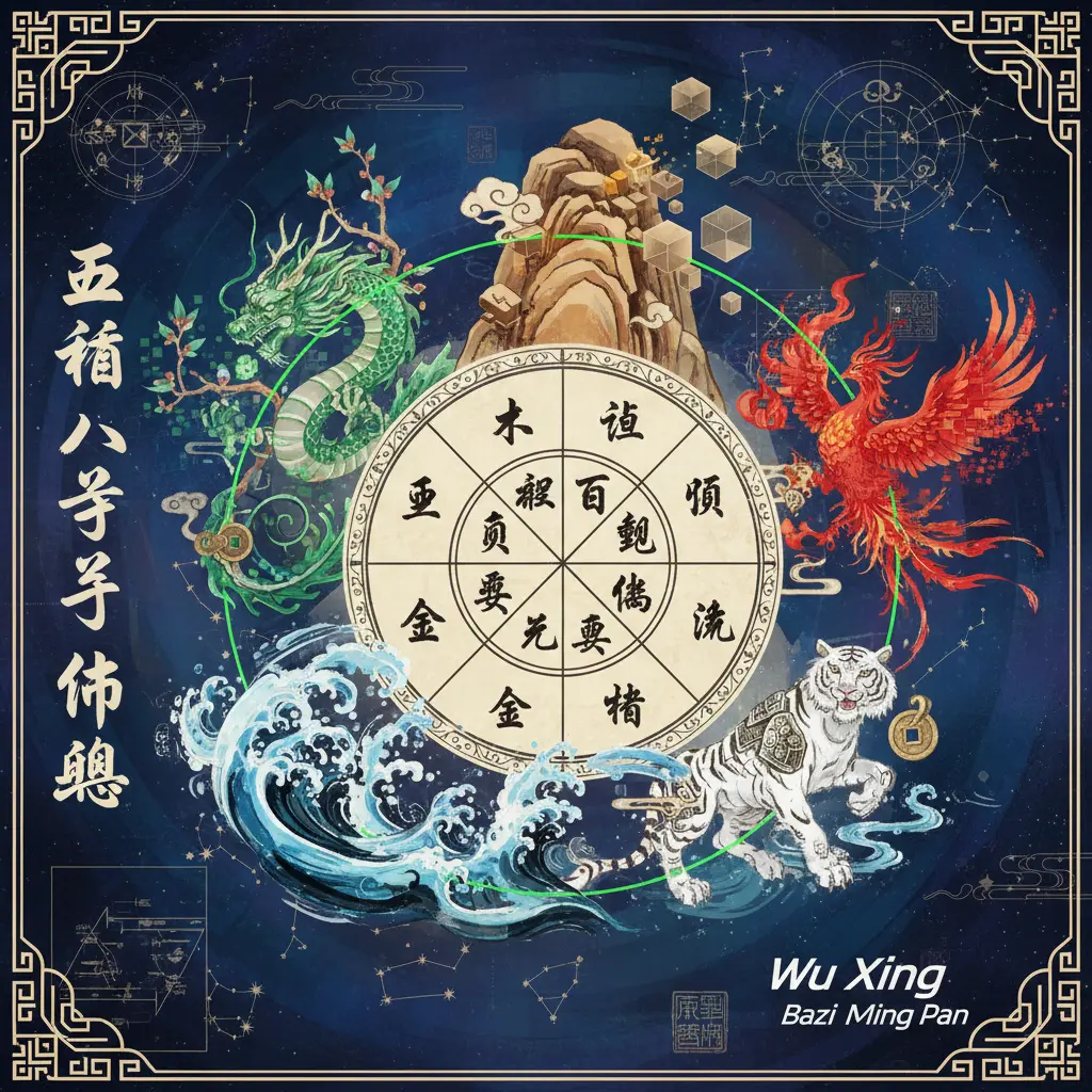 八字 命盤 - 五行