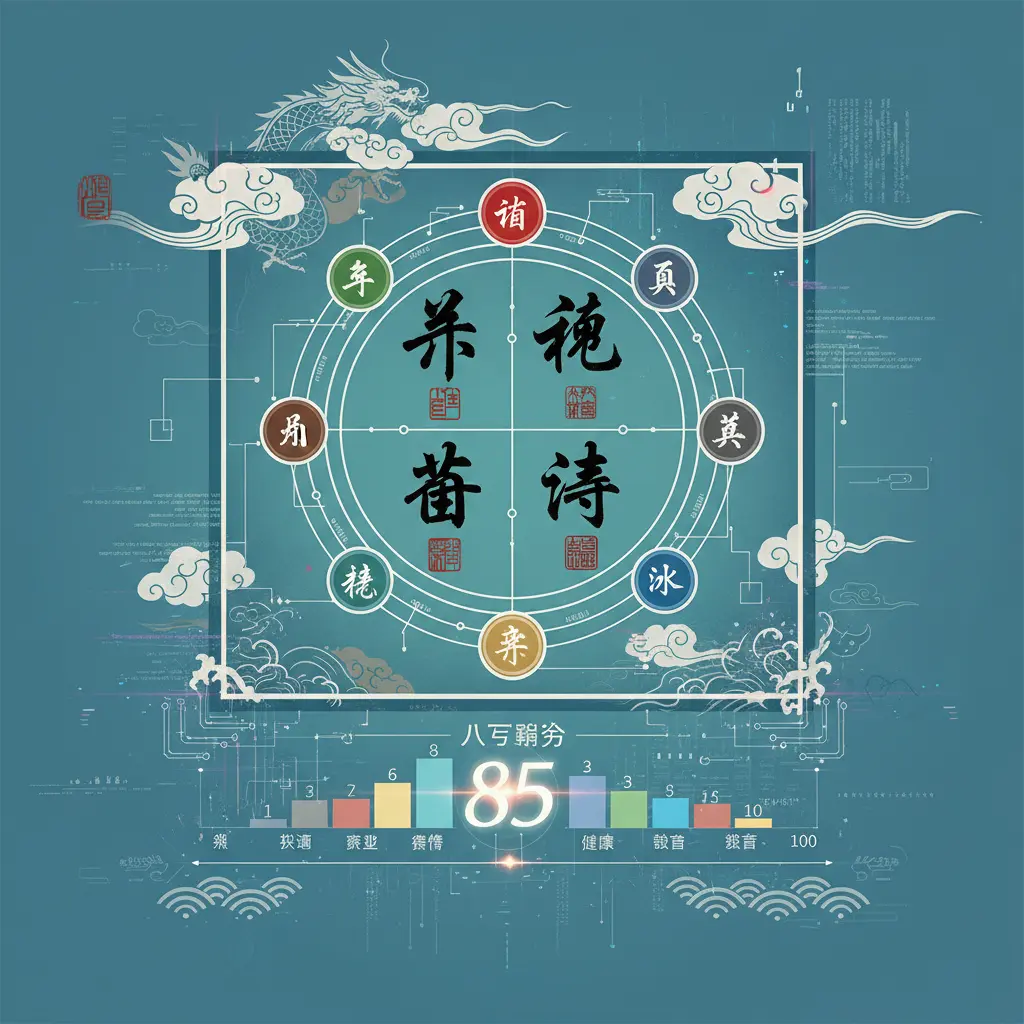 八字分數 - 八字命盤