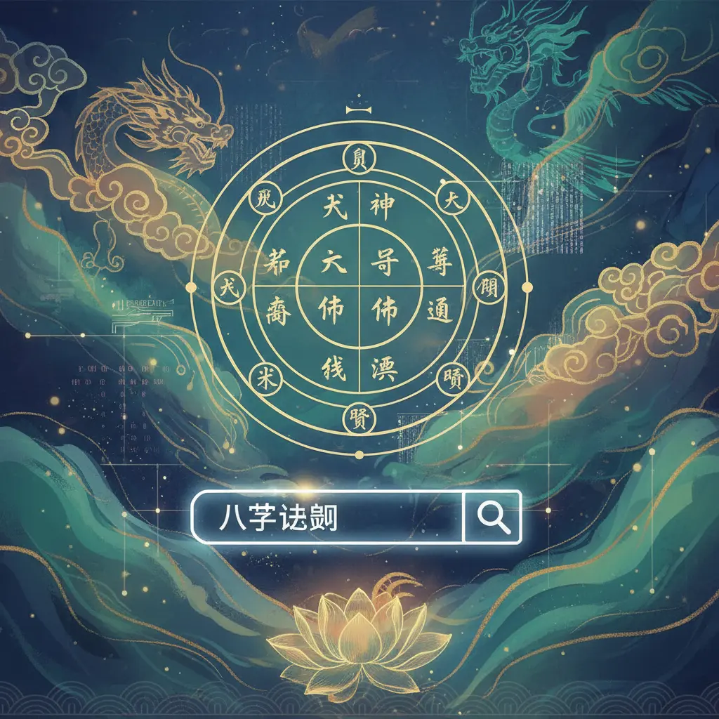 八字查詢 - 八字命盤