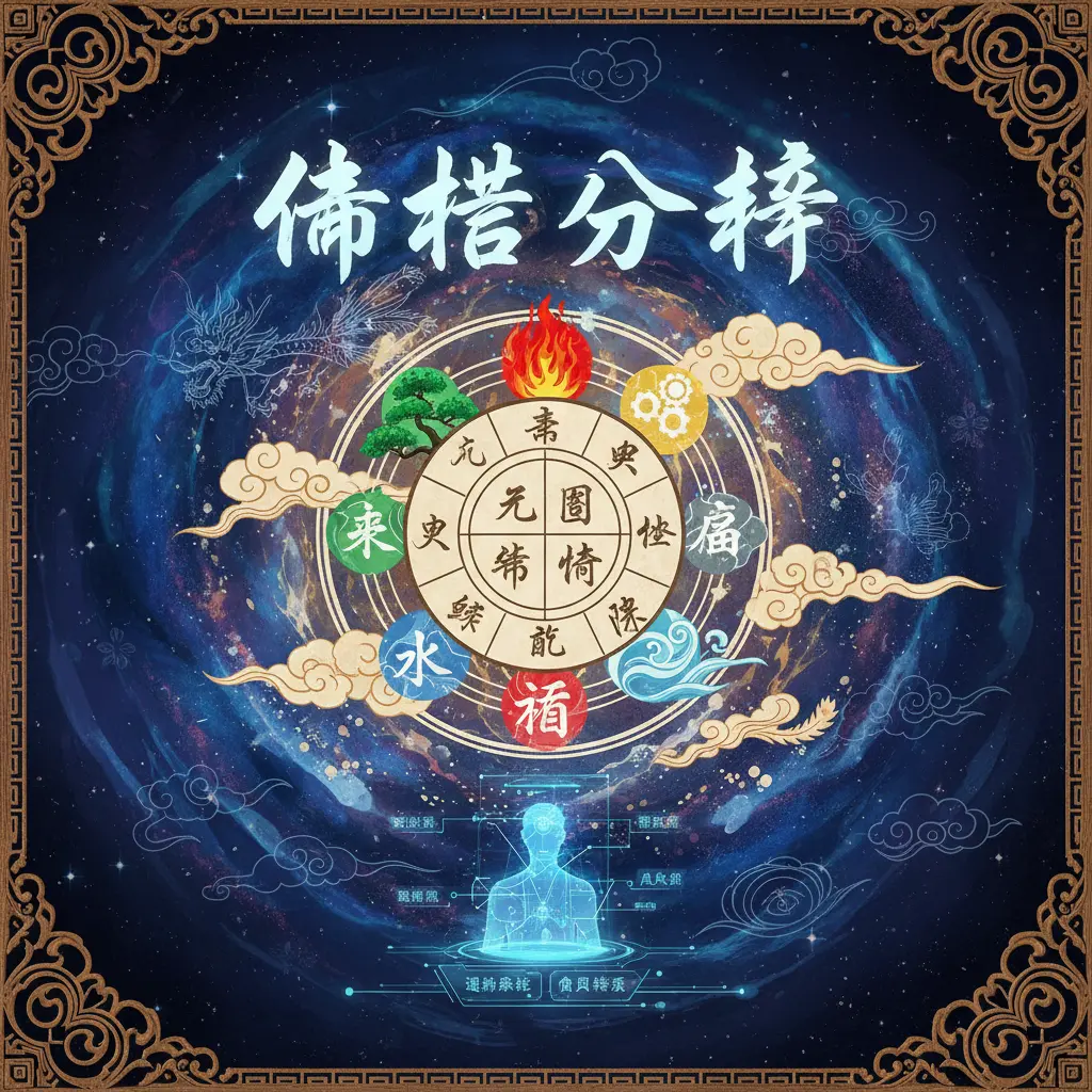 命格分析 - 八字命盤