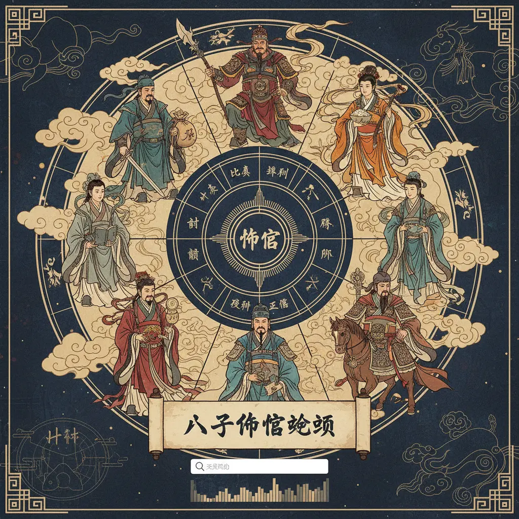 八字命宮查詢 - 十神