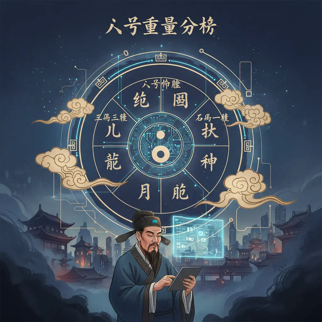 八字命盤 - 八字重量