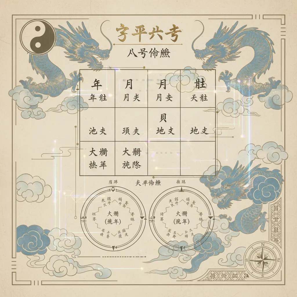 八字 命盤 - 子平八字