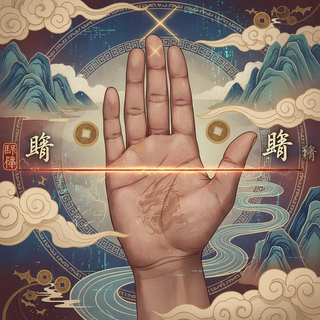 掌相 - 斷掌
