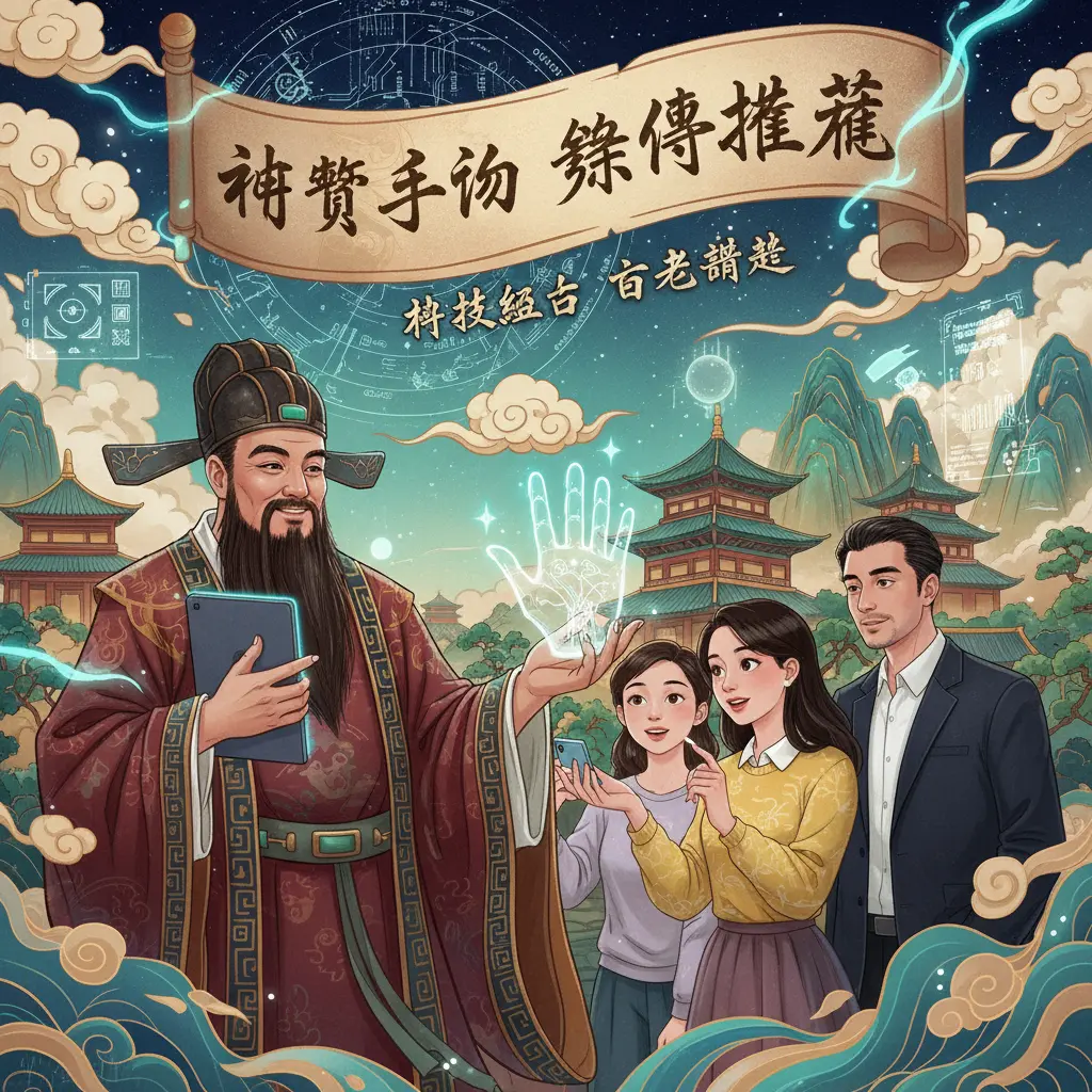 算命師傅推薦 - 手相學